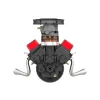 V8 Engine FS-V800WGPC 28cc OHV Gasoline Engine - Build Your Own V8 Engine - V8 Engine Model Kit That Work Premium Edition 10 MachinedFlame