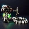 DIY 3D Metal Intelligential Dragon Metal Model Kit -1390+PCS 2 MachinedFlame