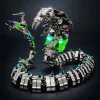 DIY 3D Metal Intelligential Dragon Metal Model Kit -1390+PCS 3 MachinedFlame