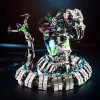 DIY 3D Metal Intelligential Dragon Metal Model Kit -1390+PCS 8 MachinedFlame