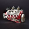 DIY 1/6 Gasoline Flathead 4-Stroke V8 Water-Cooled Engine 44CC Model Kit That Works Premium Edition 9 MachinedFlame