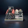 DIY V8 Engine Model With Starter Kit That Run 28cc Nitro Engine KIT FS-V800 Premium Edition 2 MachinedFlame