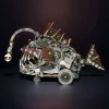 DIY 3D Metal Intelligential Dragon Metal Model Kit -1390+PCS 11 MachinedFlame