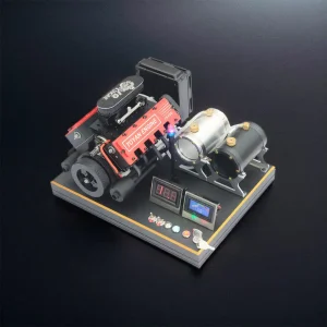 DIY V8 Engine Model With Starter Kit That Run 28cc Nitro Engine KIT FS-V800 Premium Edition