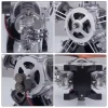 DIY 1/6 Full Metal 5 Cylinder Radial Engine Model Kit that Works 250+Pcs Premium Edition 18 MachinedFlame