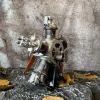 DIY 1/6 Full Metal 5 Cylinder Radial Engine Model Kit that Works 250+Pcs Premium Edition 12 MachinedFlame