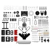 DIY 4 Cylinder Four-Stroke 14cc Nitro H4 Engine Model Kit FS-B400 Premium Edition 14 MachinedFlame