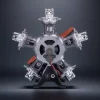 DIY 1/6 Full Metal 5 Cylinder Radial Engine Model Kit that Works 250+Pcs Premium Edition 2 MachinedFlame