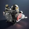 DIY 4 Cylinder Four-Stroke 14cc Nitro H4 Engine Model Kit FS-B400 Premium Edition 2 MachinedFlame