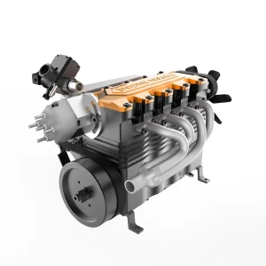 DIY OHC L4 Engine 14CC Gasoline Water-cooled Engine Model Kit FS-L400BGC Premium Edition