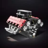 DIY V8 Engine Model That Run 28cc Gasoline/Nitro Engine KIT FS-V800 Premium Edition 1 MachinedFlame
