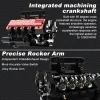 DIY V8 Engine Model That Run 28cc Gasoline/Nitro Engine KIT FS-V800 Premium Edition 20 MachinedFlame