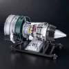 DIY Twin-spool Turbofan Engine Model Kits Full Metal That Run 1000+ PCS Premium Edition 3 MachinedFlame
