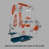 DIY Educational 3D Metal Oilfield Working Equipment with Pumping Unit that Works Premium Edition 9 MachinedFlame