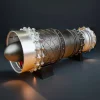 DIY 1/20 WS-15 Turbofan Engine Model Kit that Works - 150+Pcs Premium Edition 2 MachinedFlame