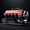DIY V8 Engine Model That Run 28cc Gasoline/Nitro Engine KIT FS-V800 Premium Edition 13 MachinedFlame