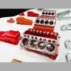 DIY 1/6 Gasoline Flathead 4-Stroke V8 Water-Cooled Engine 44CC Model Kit That Works Premium Edition 10 MachinedFlame