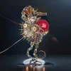 DIY 3D Metal Mechanical Nine-tailed Fox Puzzle Model Kit Assembly Premium Edition 5 MachinedFlame