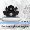 DIY 4 Cylinder Four-Stroke 14cc Nitro H4 Engine Model Kit FS-B400 Premium Edition 11 MachinedFlame