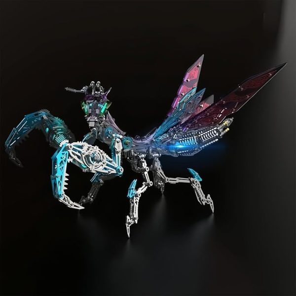 3D Metal Puzzle for Adults - Mantis Puzzle Building Set MachinedFlame