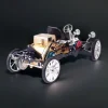 Teching Car Engine Assembly Kit Single Cylinder Car Building Kit Toy Gift for Adult Premium Edition 2 MachinedFlame