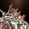 DIY 3D Metal Intelligential Dragon Metal Model Kit -1390+PCS 9 MachinedFlame
