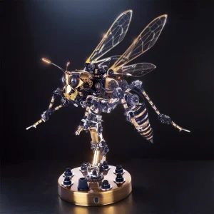 DIY 3D Wasp Insects Mechanical Model Building Block Set Toys