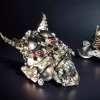 DIY 3D Mechanical Rex Dinosaur Mechanical Model Building Block Set Toys - 2500PCS+55cm Height 6 MachinedFlame