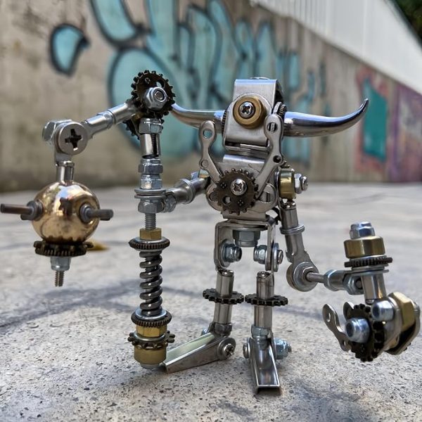 3D Metal Puzzle MachinedFlame