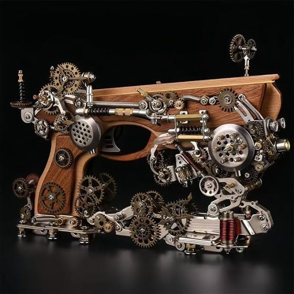 3D Metal Puzzle for Adults - Cyberpunk Puzzle Building Set MachinedFlame