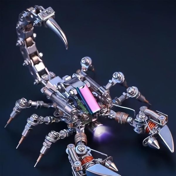 Adult 3D Metal Puzzle - Punk Scorpion Metal Model Set Mechanical Edition MachinedFlame
