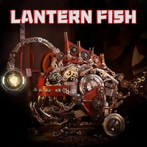 3D Metal Puzzle for Adults - Lantern Fish Puzzle Building Set