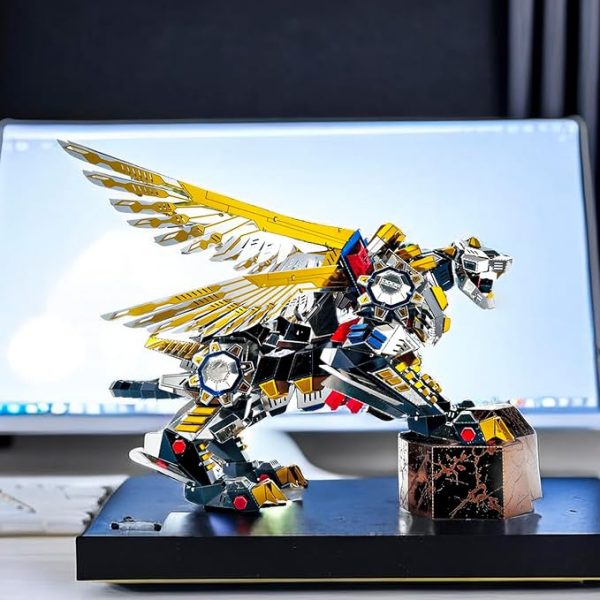 3D Metal Puzzle for Adults - Flying Tiger Puzzle Building Set MachinedFlame