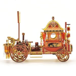 3D Metal Puzzle for Adults - Chinese-Style Vintage Wedding car Puzzle Building Set