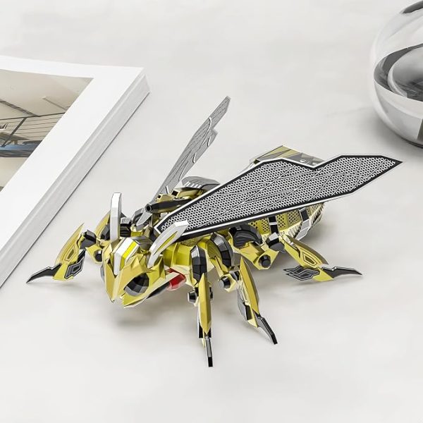 3D Metal Puzzle for Adults - Bumblebee Puzzle Building Set MachinedFlame