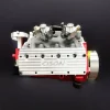 DIY 1/6 Gasoline Flathead 4-Stroke V8 Water-Cooled Engine 44CC Model Kit That Works Premium Edition 8 MachinedFlame