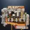 DIY 1/6 Gasoline Internal Combustion V8 Water-Cooled Engine 44CC Model Kit That Works Premium Edition 3 MachinedFlame