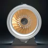 DIY NTR-900 1/30 Aircraft Turbofan Engine Model Kit that Works 150PCS Premium Edition 6 MachinedFlame