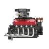 V8 Engine FS-V800WGPC 28cc OHV Gasoline Engine - Build Your Own V8 Engine - V8 Engine Model Kit That Work Premium Edition 8 MachinedFlame