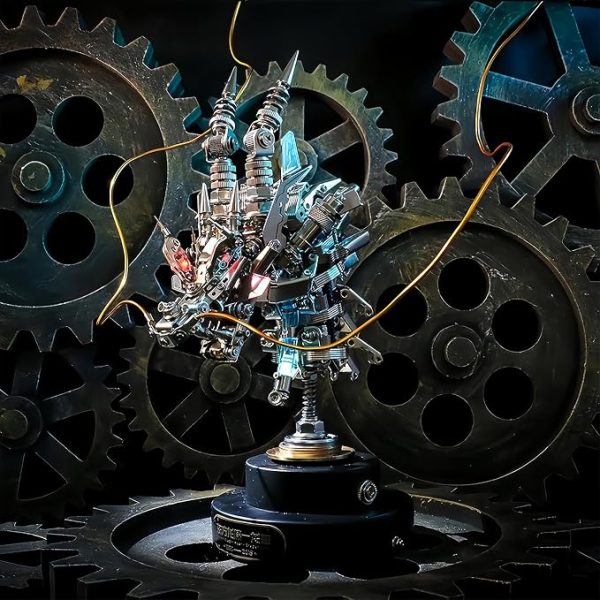 3D Metal Puzzle for Adults - Dragon Head Puzzle Building Set MachinedFlame