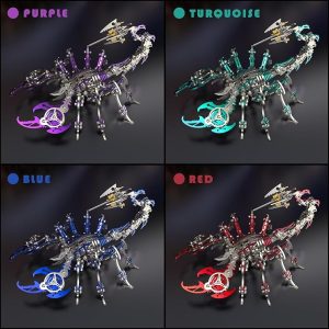 3D Metal Puzzle for Adults - Scorpion Puzzle Building Set