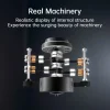 DIY 4 Cylinder Four-Stroke 14cc Nitro H4 Engine Model Kit FS-B400 Premium Edition 4 MachinedFlame