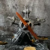 DIY 1/6 Full Metal 5 Cylinder Radial Engine Model Kit that Works 250+Pcs Premium Edition 13 MachinedFlame