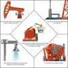 DIY Educational 3D Metal Oilfield Working Equipment with Pumping Unit that Works Premium Edition 8 MachinedFlame