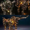 DIY 3D Mechanical Rex Dinosaur Mechanical Model Building Block Set Toys - 2500PCS+55cm Height 10 MachinedFlame