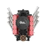 V8 Engine FS-V800WGPC 28cc OHV Gasoline Engine - Build Your Own V8 Engine - V8 Engine Model Kit That Work Premium Edition 9 MachinedFlame