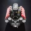 DIY V8 Engine Model That Run 28cc Gasoline/Nitro Engine KIT FS-V800 Premium Edition 5 MachinedFlame