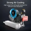 DIY 4 Cylinder Four-Stroke 14cc Nitro H4 Engine Model Kit FS-B400 Premium Edition 5 MachinedFlame