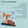 DIY Educational 3D Metal Oilfield Working Equipment with Pumping Unit that Works Premium Edition 5 MachinedFlame