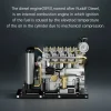 DIY 1/10 Full Metal Mini L4 OHV Inline 4 Cylinder Engine Model Kit that Works Premium Edition 9 MachinedFlame